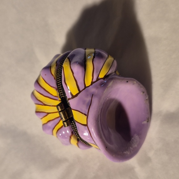 Floral and Shell Design Decorative Boxes Set - Picture 5 of 16